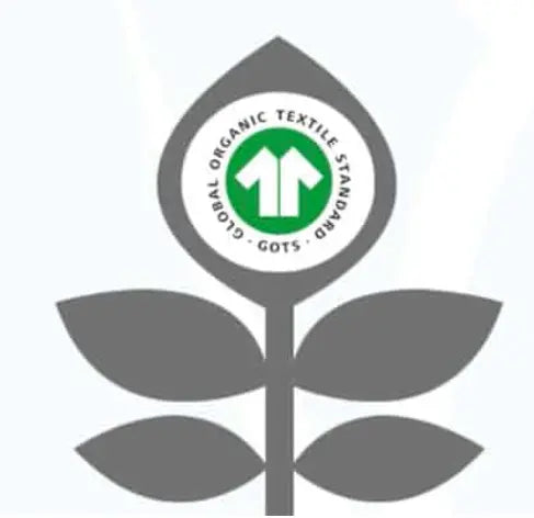 Logo du label GOTS (Global Organic Textile Standard), symbole de certification pour le textile biologique.